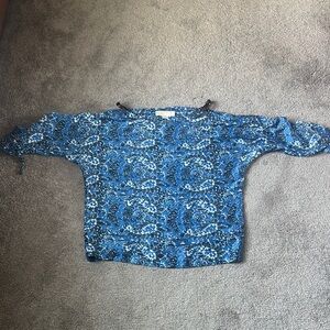 MICHAEL Michael Kors Blue Blouse SIZE XS